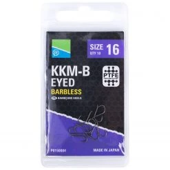 Preston KKM-B Eyed Barbless Hooks Terminal Tackle 7 Preston KKM-B Eyed Barbless Hooks Terminal Tackle -Outlet Preston Store Preston KKM B Eyed Barbless Hooks 1