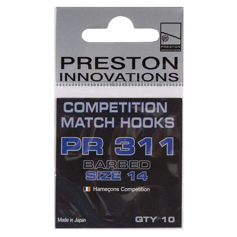 Preston Competition PR311 Match Hooks Terminal Tackle 1 Preston Competition PR311 Match Hooks Terminal Tackle
