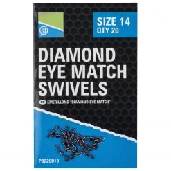 Preston Diamond Eye Match Swivels Terminal Tackle -Outlet Preston Store preston diamond eye match swivels