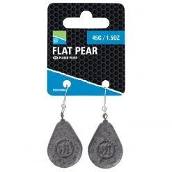 Preston Flat Pear Lead Terminal Tackle -Outlet Preston Store preston flat pear lead