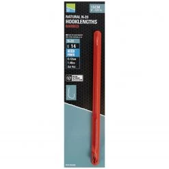 Preston Natural N-20 Hooklengths Barbed 15cm Terminal Tackle