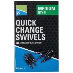 Preston Quick Change Swivels Terminal Tackle 5 Preston Quick Change Swivels Terminal Tackle -Outlet Preston Store preston quick change swivels